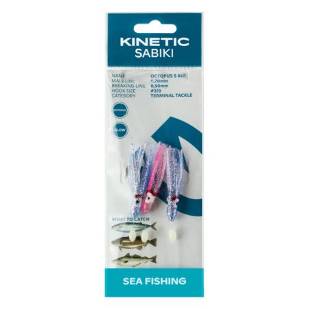 Kinetic Sabiki Octopus S Blue Pink