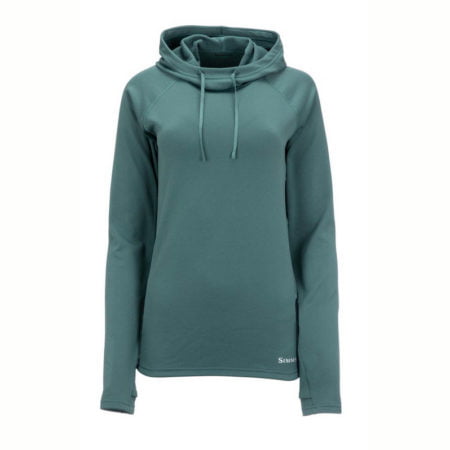 Simms Wms Heavyweight Baselayer Hoody Avalon Teal
