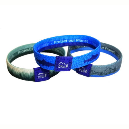 Alternative view of O'Pros Safe the Planet Wristband