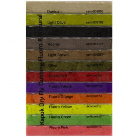 Semperfli Kapok Dry Fly Dub Flu & Nat