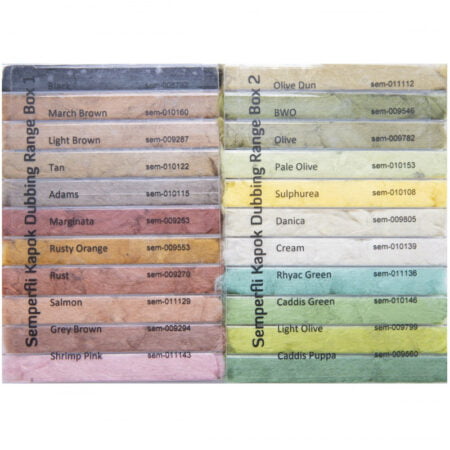 Semperfli Kapok Dry Fly Dub Full Selecti