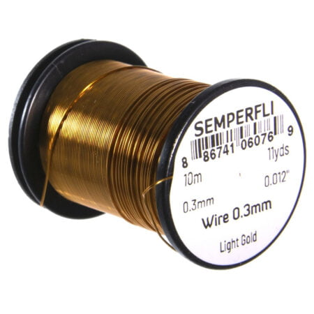 Semperfli Wire 0.3mm - Light Gold
