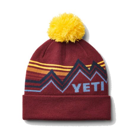 YETI Freestyle Knitted Beanie Rust Yellow