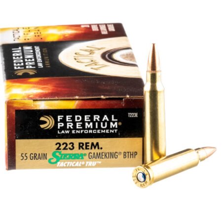 Federal 223 Rem 55gr. Sierra Gameking HP