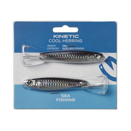 Kinetic Cool Herring 40gr.  2 Pack - Black / Silver