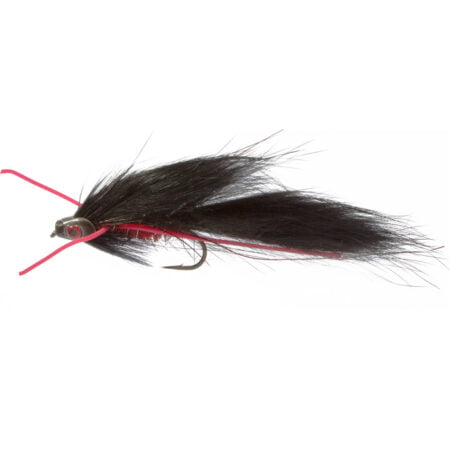 Black Brahan Fish Skull with Red Rubberlegs