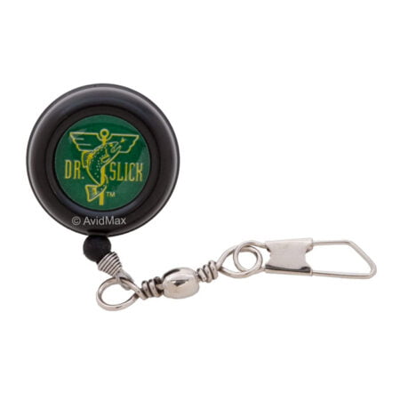 Dr Slick Pin on Reel Black