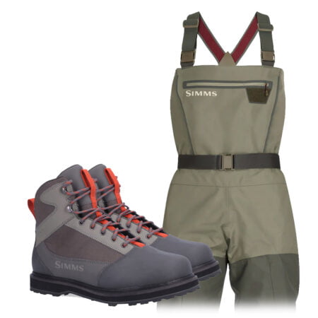 Simms Women's Tributary vöðlupakki – Gúmmísóli