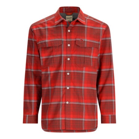 Simms Coldweather Shirt Cutty Red Asym Ombre
