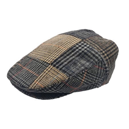 EA Tweed Patch Flat Cap