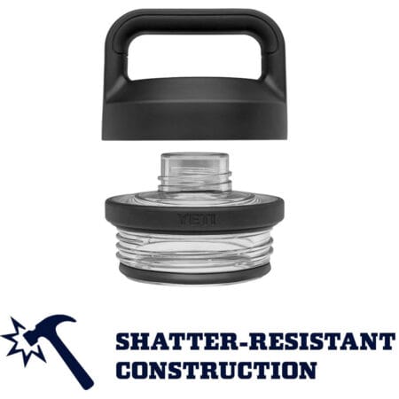 Alternative view of YETI Rambler Bottle Chug 26oz Rescue Red