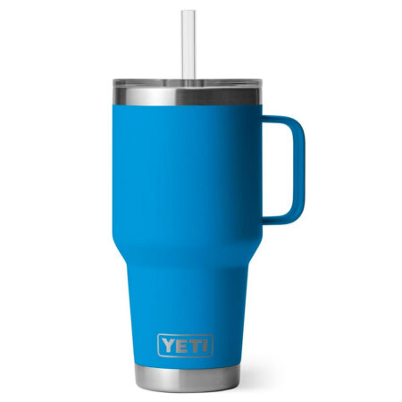 YETI Rambler Straw Mug 35oz Big Wave Blu