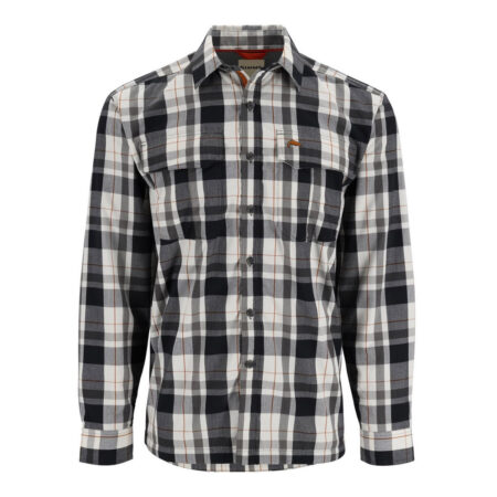 Simms Coldweather Shirt Gunmetal Logan Plaid