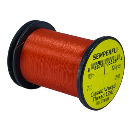 Semperfli Cl Waxed Thread 12/0 - 110 m - Hot Orange