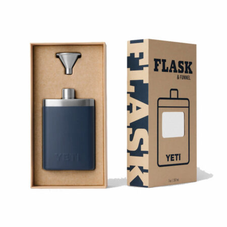 Alternative view of YETI Rambler Flask Navy