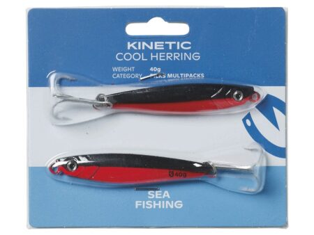 Kinetic Cool Herring 25 gr. 2 Pack - Black / Red
