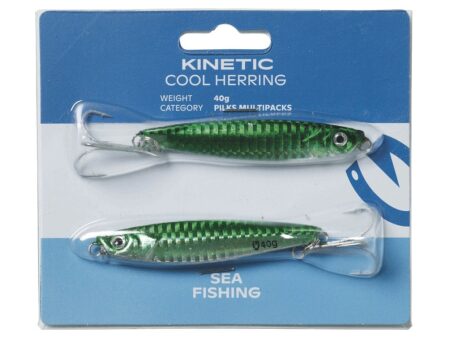 Kinetic Cool Herring 25 gr. 2 Pack - Green / Silver