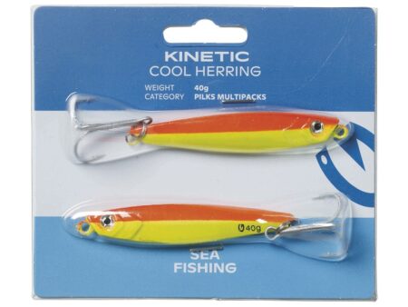 Kinetic Cool Herring 25 gr. 2 Pack - Orange Yellow