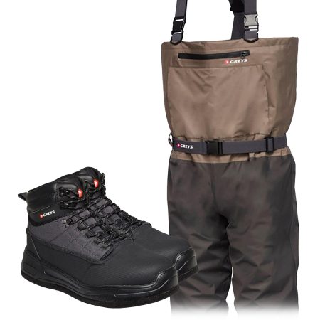 Greys Tail Breathable Stockingfoot vöðlupakki – Filtsóli