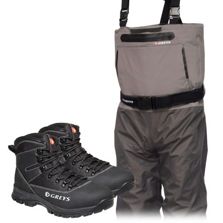 Greys Tital Breathable Stockingfoot vöðlupakki – Gúmmísóli