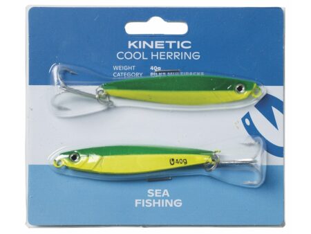Kinetic Cool Herring 25 gr. 2 Pack - Green / Yellow