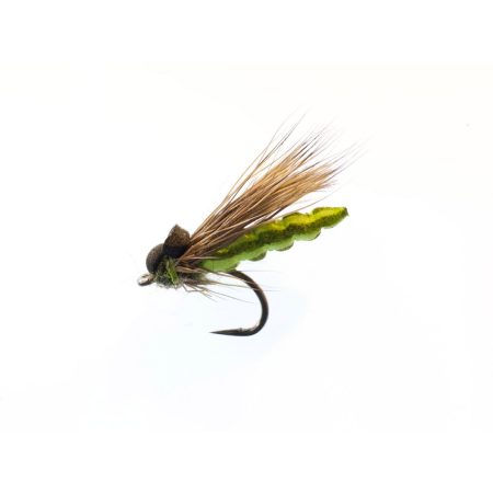 Waffle Baloon Caddis Foam Green
