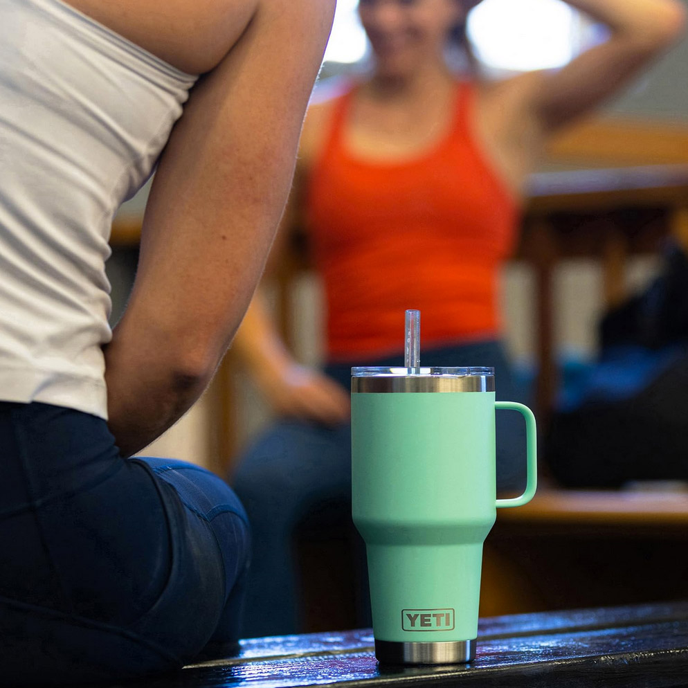 YETI Rambler Straw Mug 25oz Papaya - Image 3