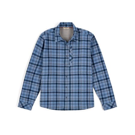 Simms Coldweather Shacket Schooner Plaid Albacore