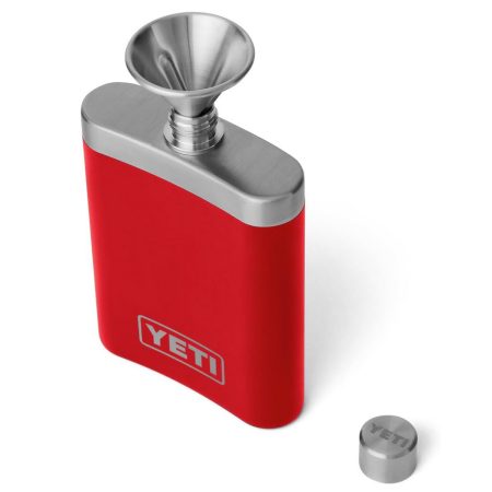 Alternative view of YETI Rambler Flask Rescue Red
