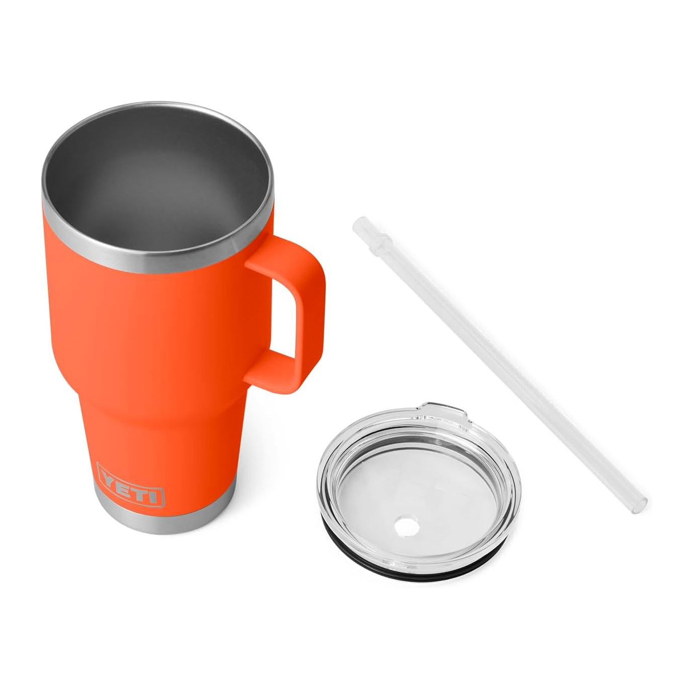 YETI Rambler Straw Mug 25oz Papaya - Image 2