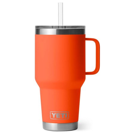 YETI Rambler Straw Mug 35oz Papaya