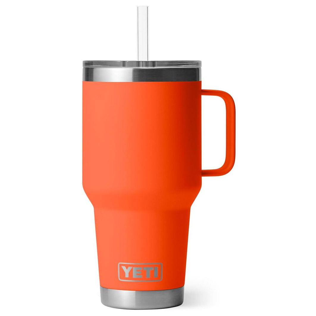 YETI Rambler Straw Mug 35oz Papaya
