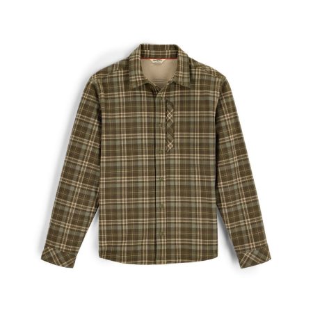 Simms Coldweather Shacket Schooner Plaid Loden