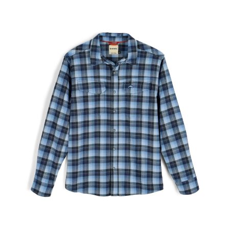 Simms Gallatin Shirt Kennebec Pld Steel Blue