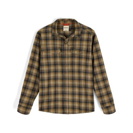 Simms Gallatin Shirt Kennebec Plaid Stone
