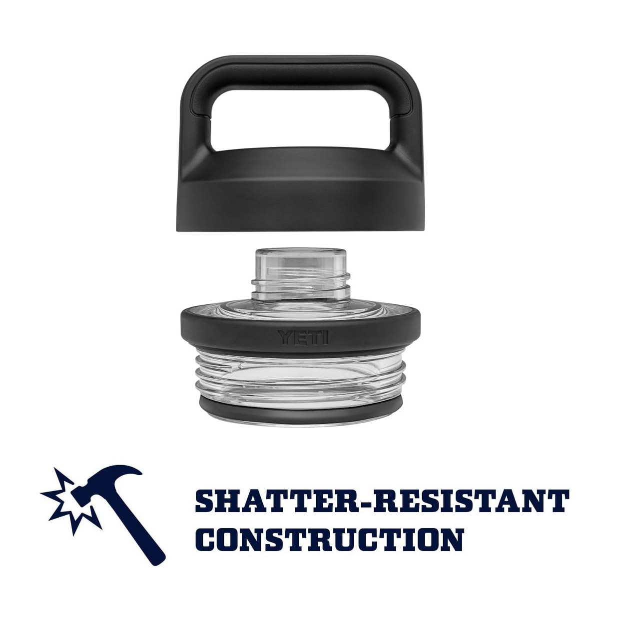 Alternative view of YETI Rambler Bottle Chug 26oz Black