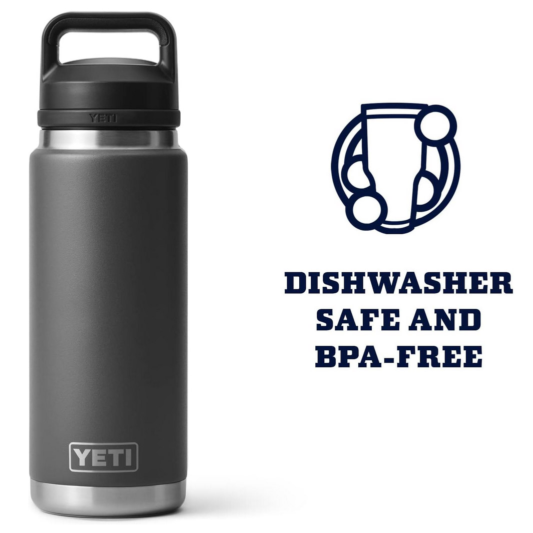 YETI Rambler Bottle Chug 18oz Charcoal - Image 3