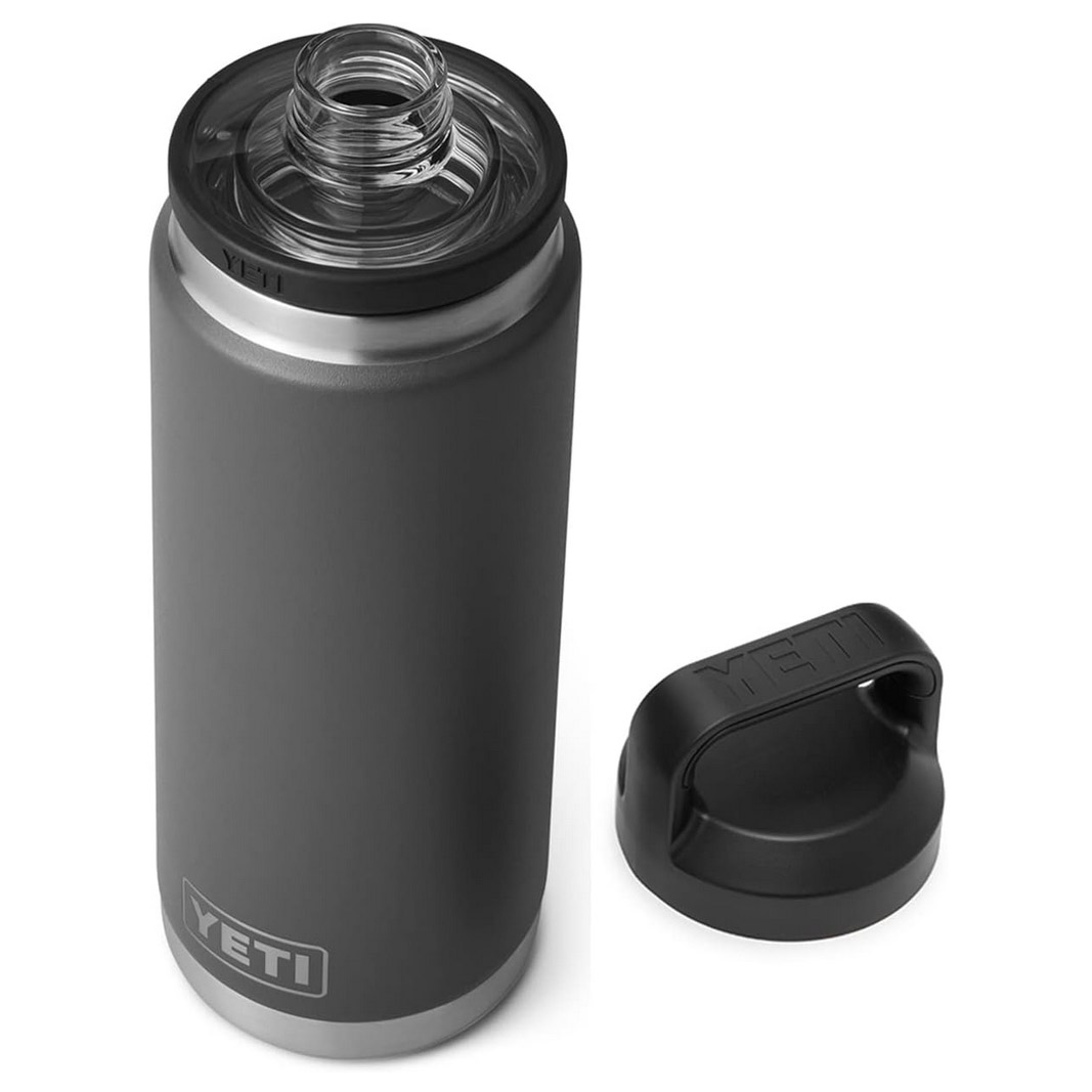 YETI Rambler Bottle Chug 18oz Charcoal