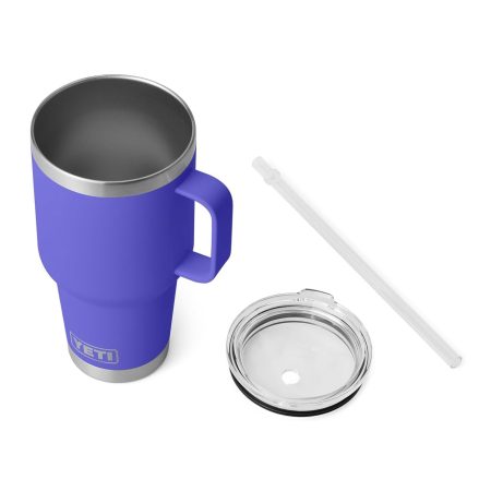 Alternative view of YETI Rambler Straw Mug 35 oz Ultramarine