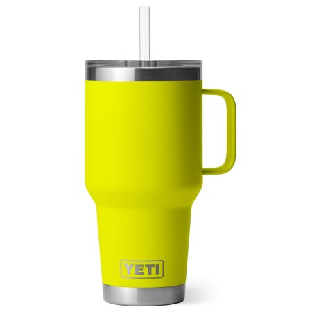 YETI Rambler Straw Mug 35oz Firefly Yellow