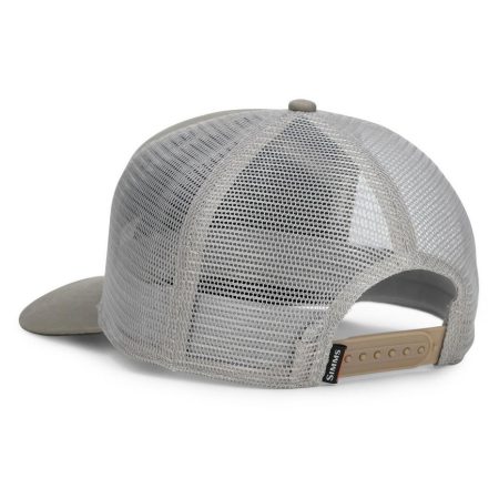Alternative view of Simms 7-Panel Trucker Bay Leaf