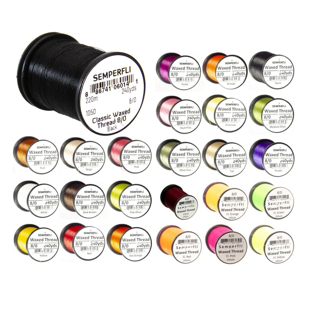 Semperfli Cl Waxed Thread 8/0