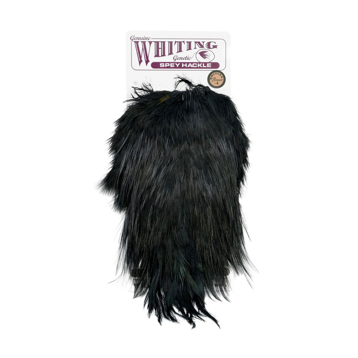 Whiting Spey Hackle Rooster Saddle Bronz