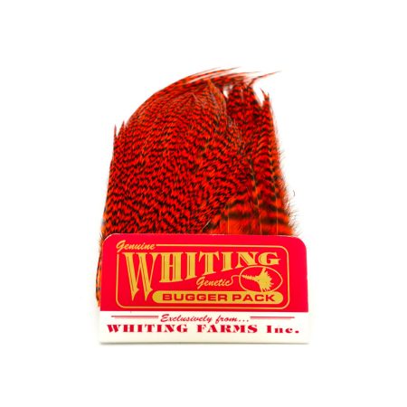 Alternative view of Whiting Bugger Pack Grizzly Dyed Orange