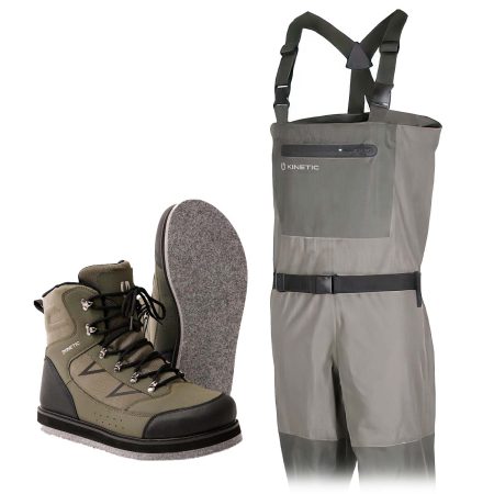 Kinetic X4 Stockingfoot vöðlupakki – Filtsóli