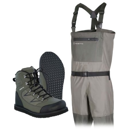 Kinetic X4 Stockingfoot vöðlupakki – Gúmmísóli