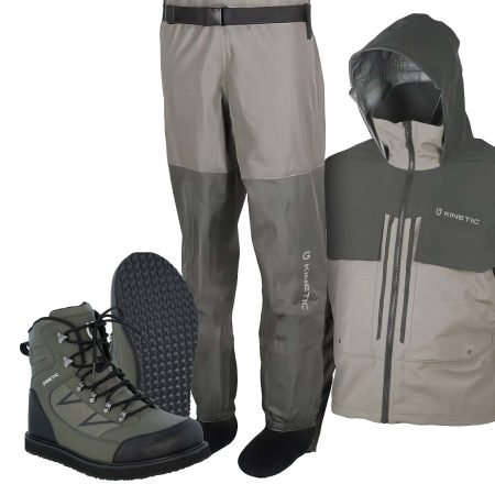 Alternative view of Kinetic X4 Stockingfoot vöðlupakki með jakka – Gúmmísóli