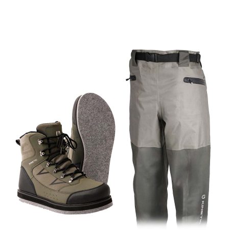 Kinetic X4 Waist Stockingfoot vöðlupakki – Filtsóli