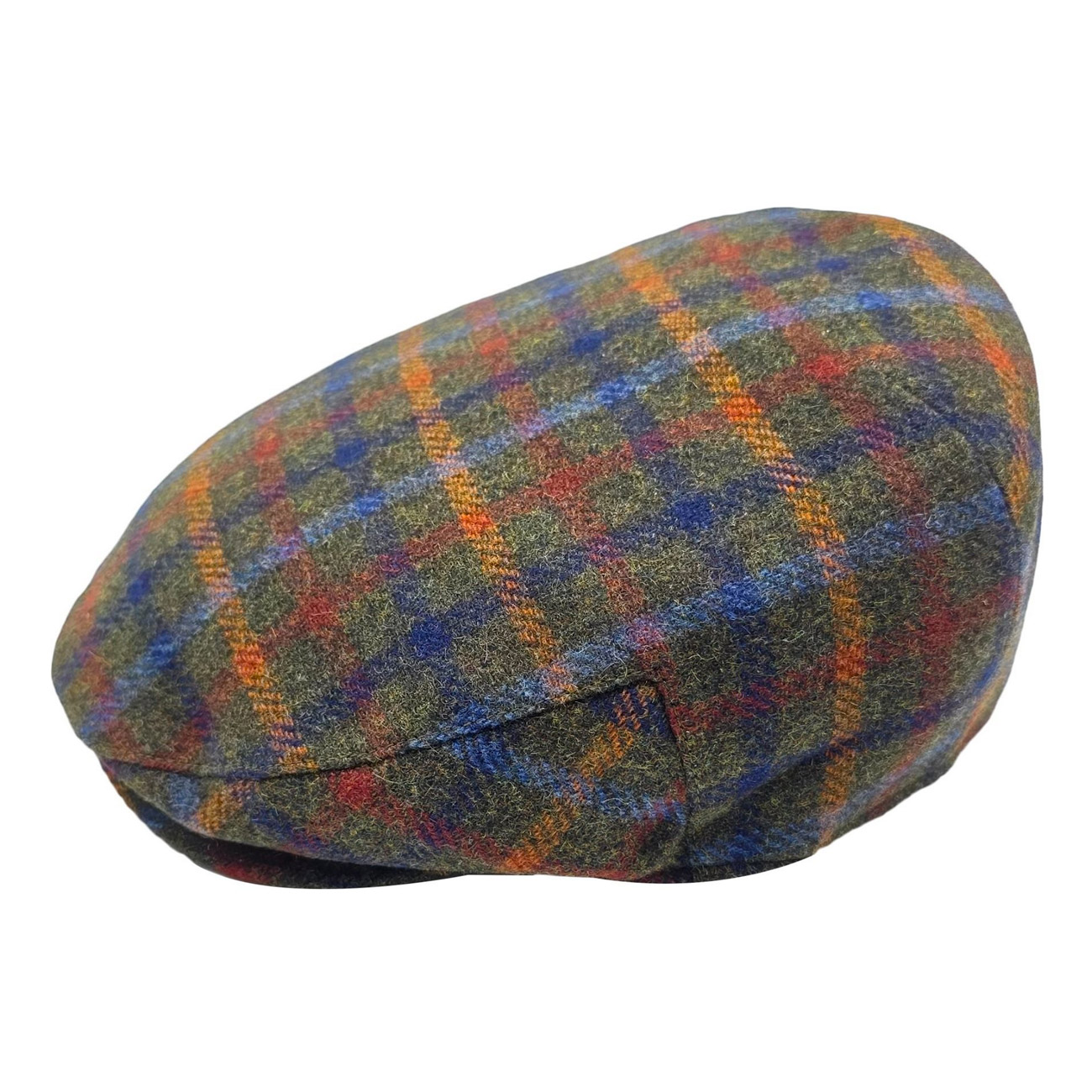 Alternative view of EA Multi Coloured Wool Tweed Flat Cap
