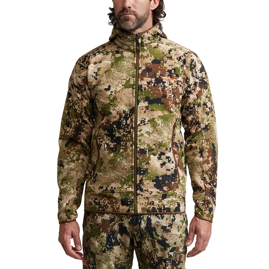 Alternative view of Sitka Alpha Fleece Hooded Jacket Subalpine